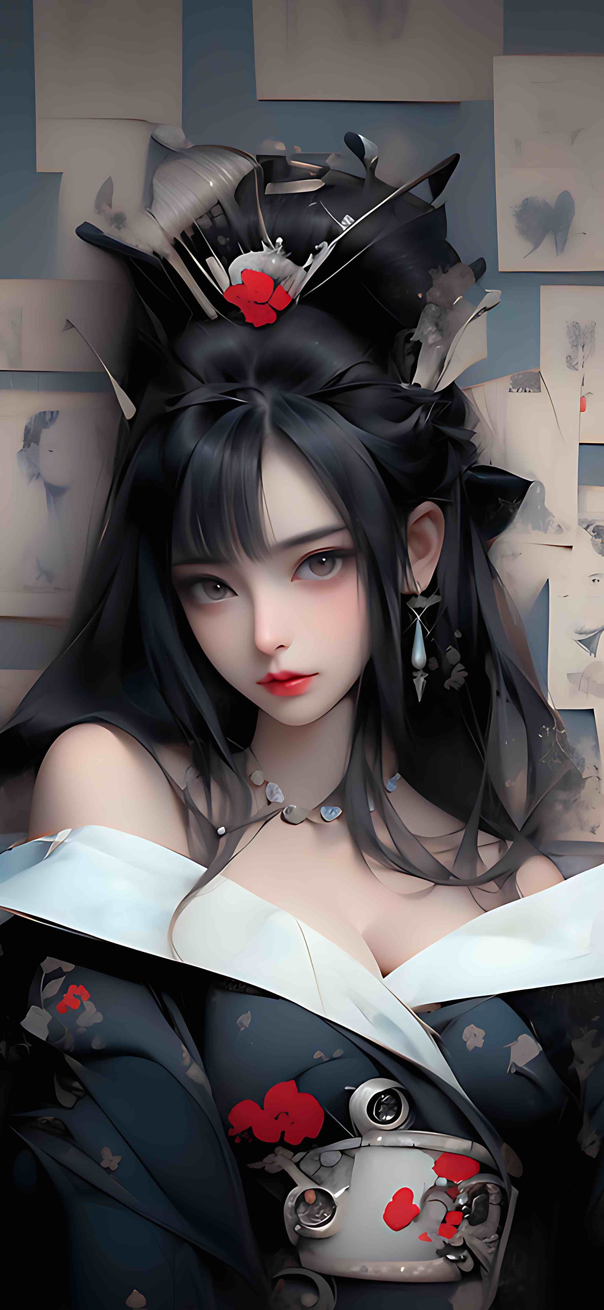 超火报纸手机墙壁纸女孩|智创宝库资源站