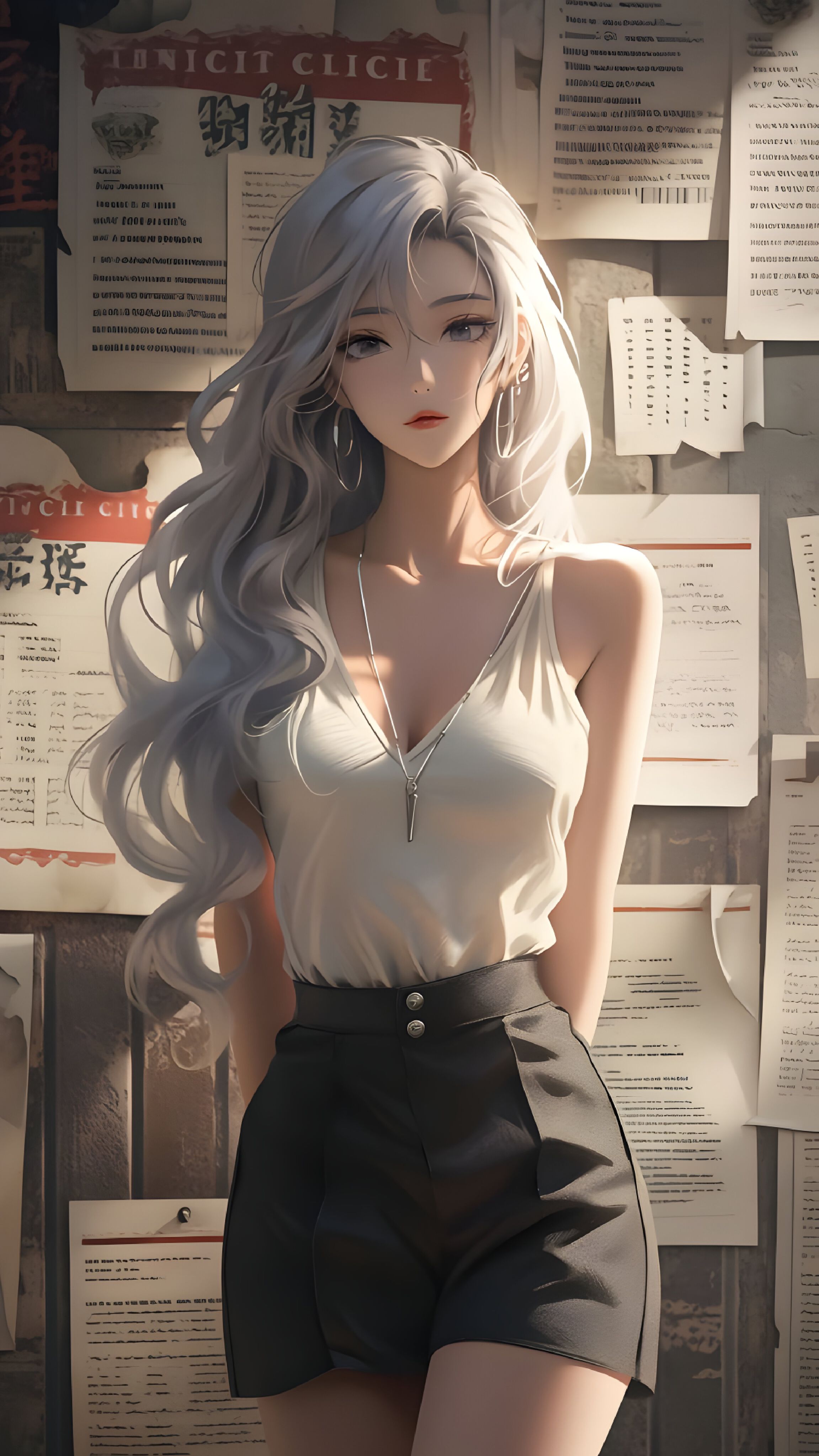 图片[3]|超火报纸手机墙壁纸女孩|智创宝库资源站