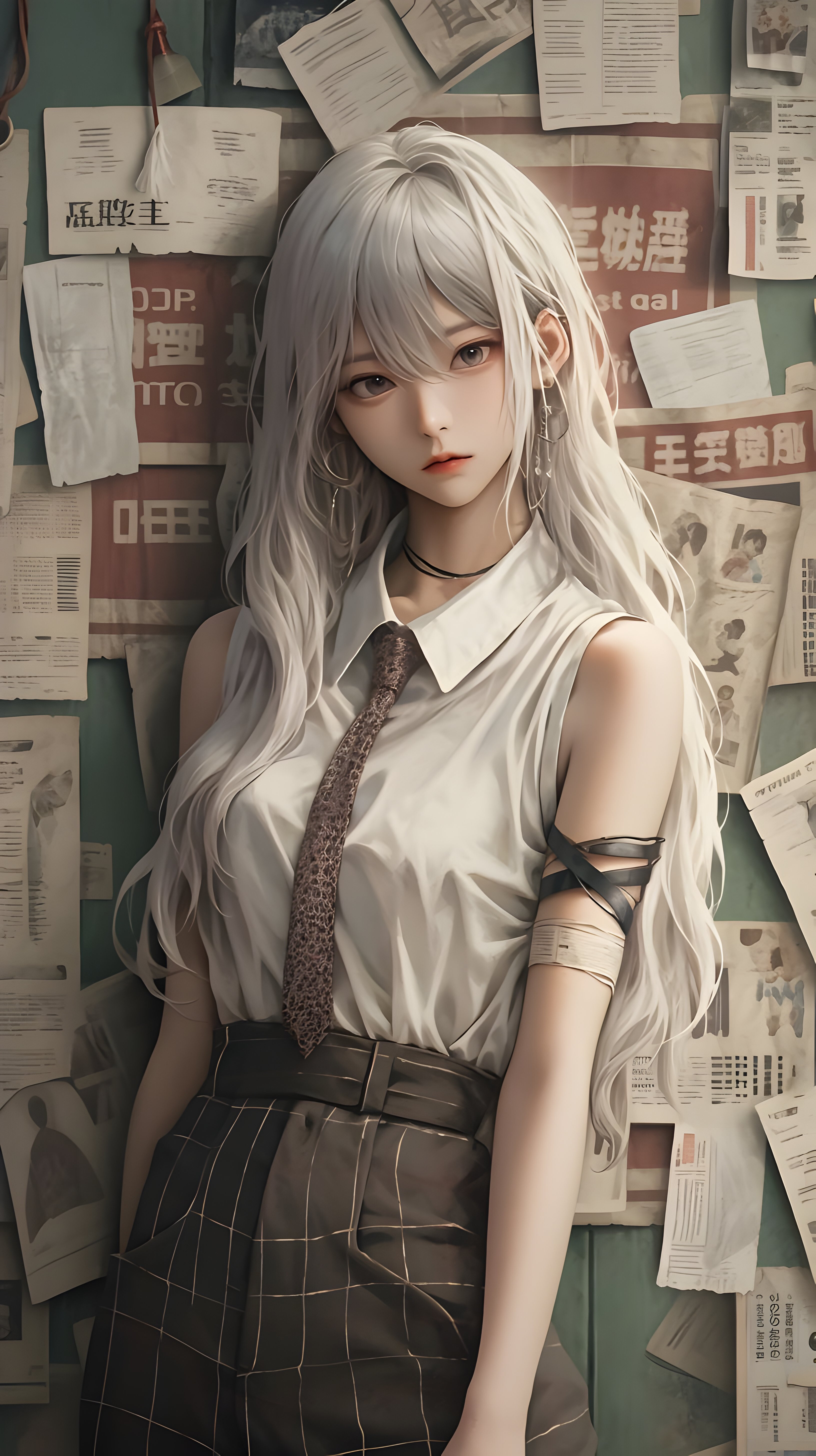 图片[5]|超火报纸手机墙壁纸女孩|智创宝库资源站