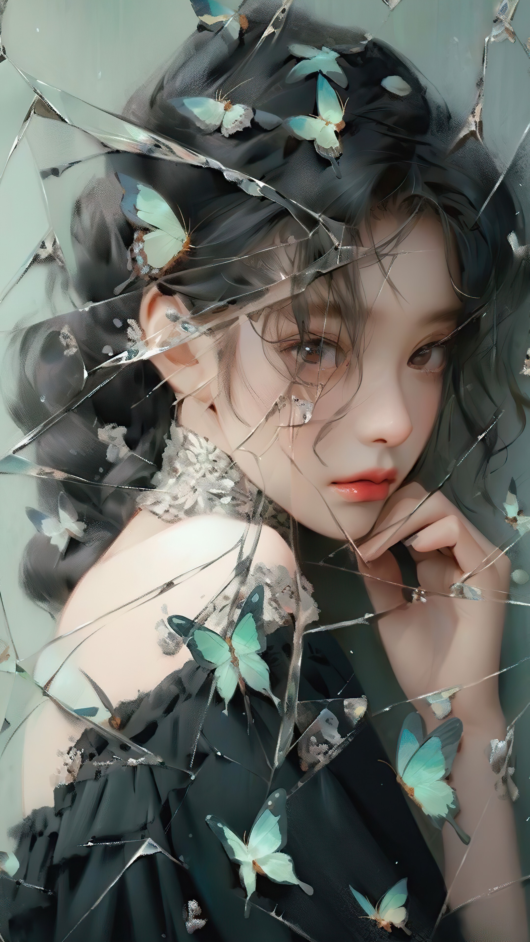 图片[7]|超火报纸手机墙壁纸女孩|智创宝库资源站