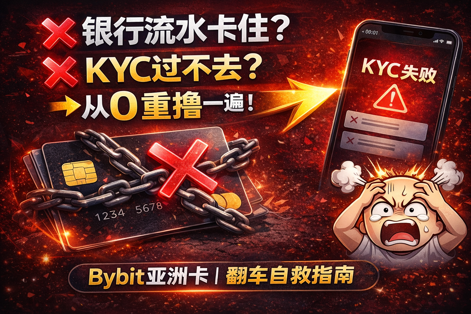 Bybit亚洲卡翻车自救指南：银行流水KYC卡住？从0重新注册一遍|智创宝库资源站